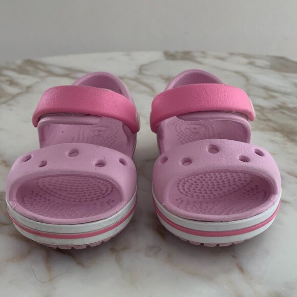 Crocs - Kids Crocband Sandal -Ballerina Pink - Picture 5 of 7